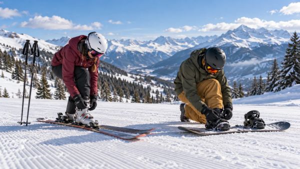 Les véritables différences entre ski et snowboard révélées